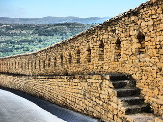 Muralla de Morella. Pueblo bonito de Castellon ( Comunidad Valenciana, España)