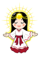 天照大神・キャラクター風