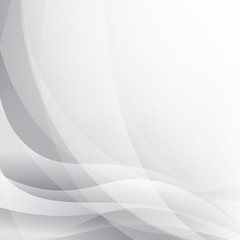 Fototapeta premium Abstract geometric white and gray with space modern design on Light gray silver background, vector illustration