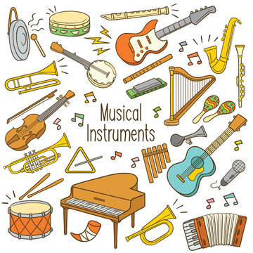 Doodle musical instruments