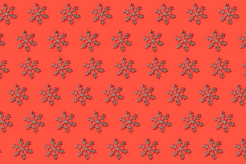 Snowflakes repeated background