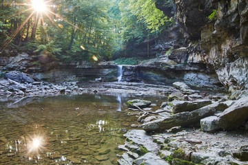 McCormicks Creek Falls in Indiana
