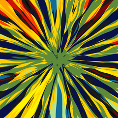 Cat's Eye Abstract Art 