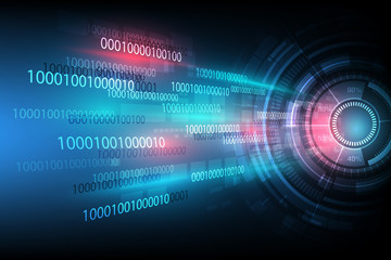 vector digital technology concept, abstract background