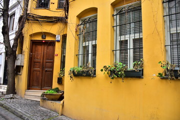 yellow house