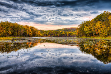 Fall foliage and colors, Seven Lakes, Upstate NY