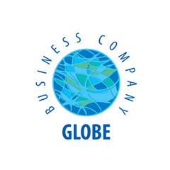 Earth logo template. Globe sign