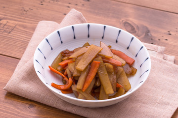 ヤーコンのきんぴら