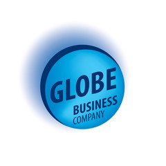 Earth logo template. Globe sign