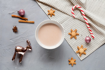 Christmas background with christmas decoration