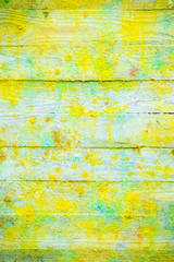 Fototapeta na wymiar Background and Wallpaper or texture of Wooden board or table wood full of colors From the production of art.