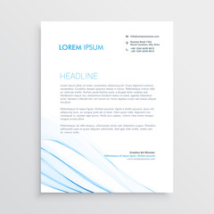 simple creative letterhead template design