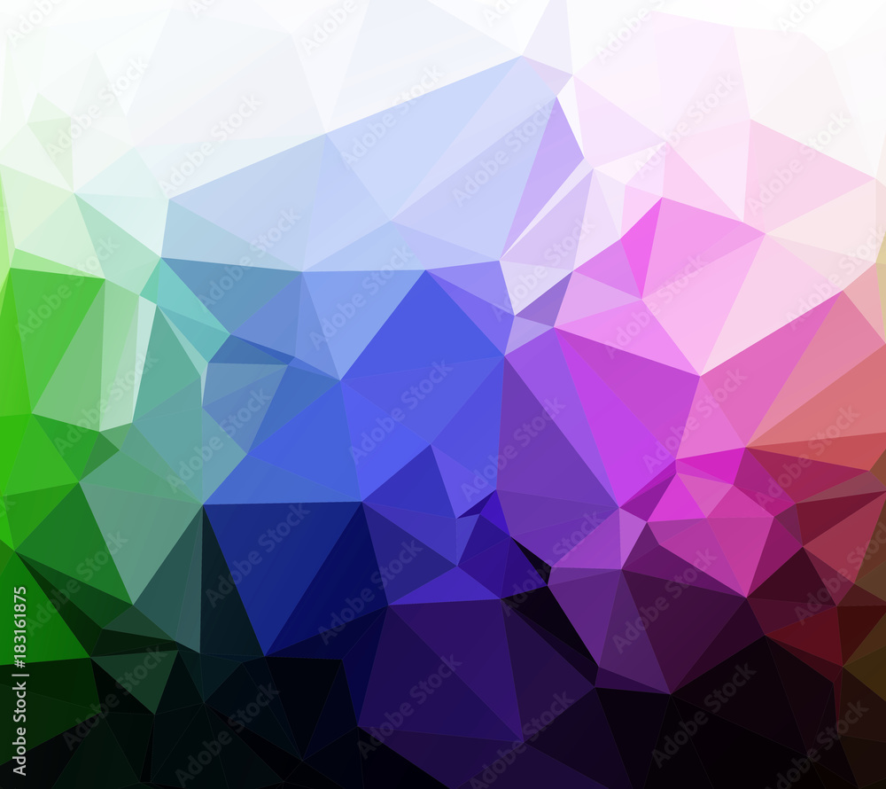 Wall mural abstract background polygonal