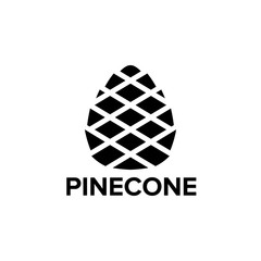 Pinecone logo design 