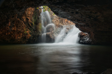 Waterfall in Cave