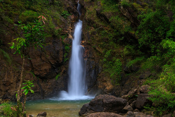 Jokkradin waterfall, Beautiful waterwall in nationalpark of Kanchanaburi province, ThaiLand.