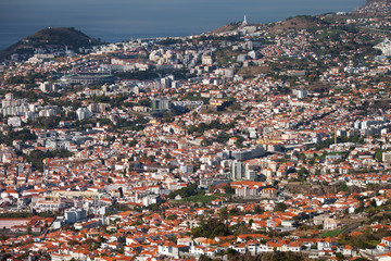 Central part of Funchal,Madeira Island,Portugal