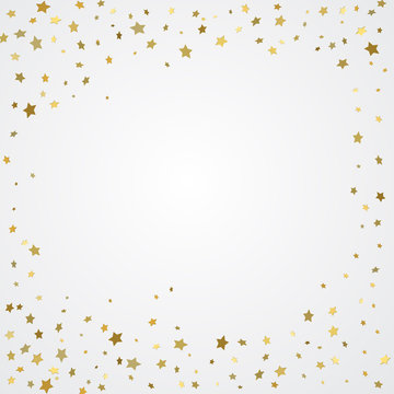  Gold 3d stars on transparent background