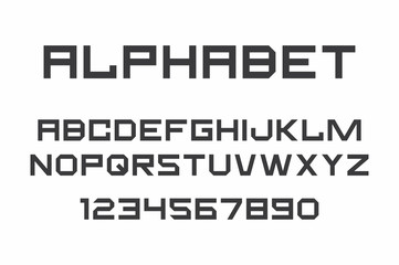  Black of font and alphabet