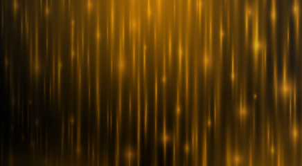 Golden line background with bright aura spark in harmony