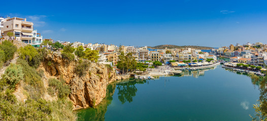 Fototapeta premium Voulismeni See in Agios Nikolaos