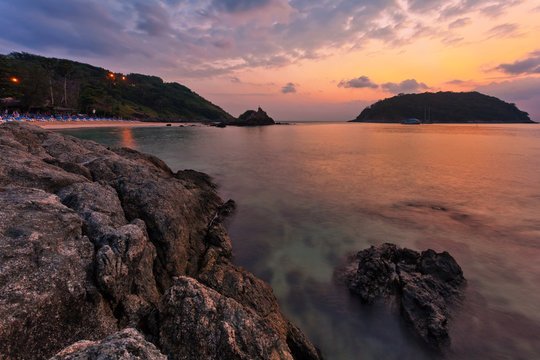 Fototapeta Tropical sunset.