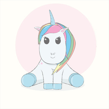 Licorne kawaii