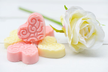 Chocolate and Valentine Roses
