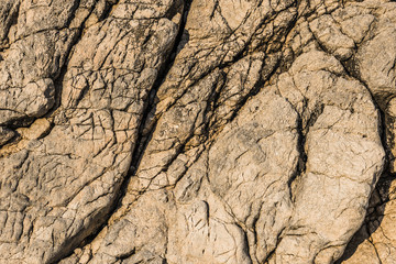 Crack on the big rock