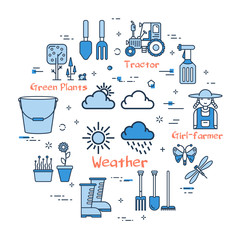 06 Blue GARDENING - Weather
