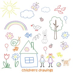 Collection of Children Drawings