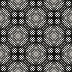 Vector halftone seamless pattern. Monochrome illustration of ripple surface