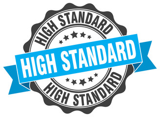 high standard stamp. sign. seal