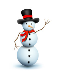 Happy snowman