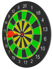 Target dart with arrow