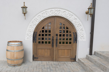 Wine cellar entrance