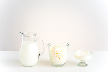 Curd with milk