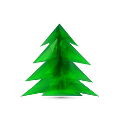Abstract christmas tree .