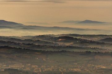 Fototapeta premium Il panorama dal monte