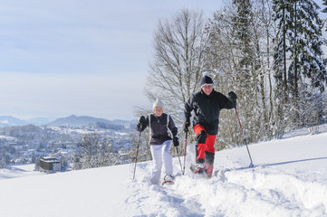 Gaudi mit Schneeschuhen