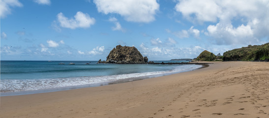 Panoramic view of Praia da Conceicao Beach - Fernando de Noronha, Pernambuco, Brazil