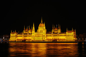 Fototapeta premium Hungarian Parliament Building, Budapest, Hungary
