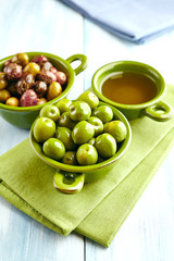 Different Types of Olives and Olive Oil