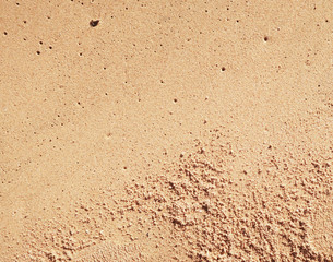 wet sand