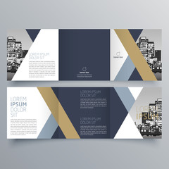 Brochure design, brochure template, creative tri-fold, trend brochure