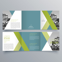 Brochure design, brochure template, creative tri-fold, trend brochure