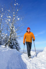 Fit durch Nordic Walking auch im Winter