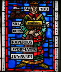 Stained Glass in Worms - Rupert of Salzburg