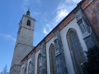 Schwaz Tirol Österreich Pfarrkirche Maria Himmelfahrt