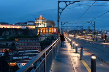 Porto, Portigal, photo de nuit